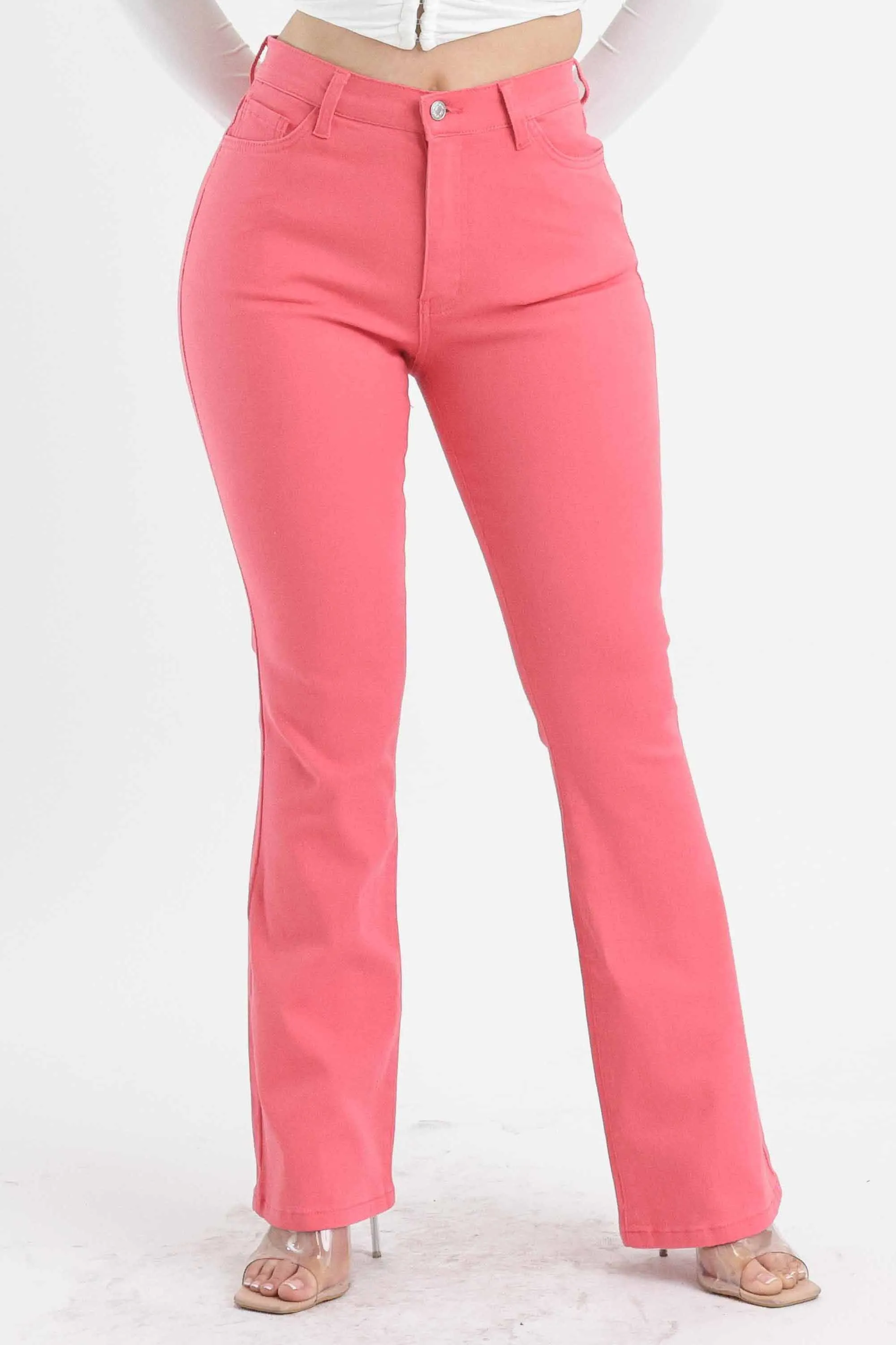 Vibrant Colors Bootcut Jeans