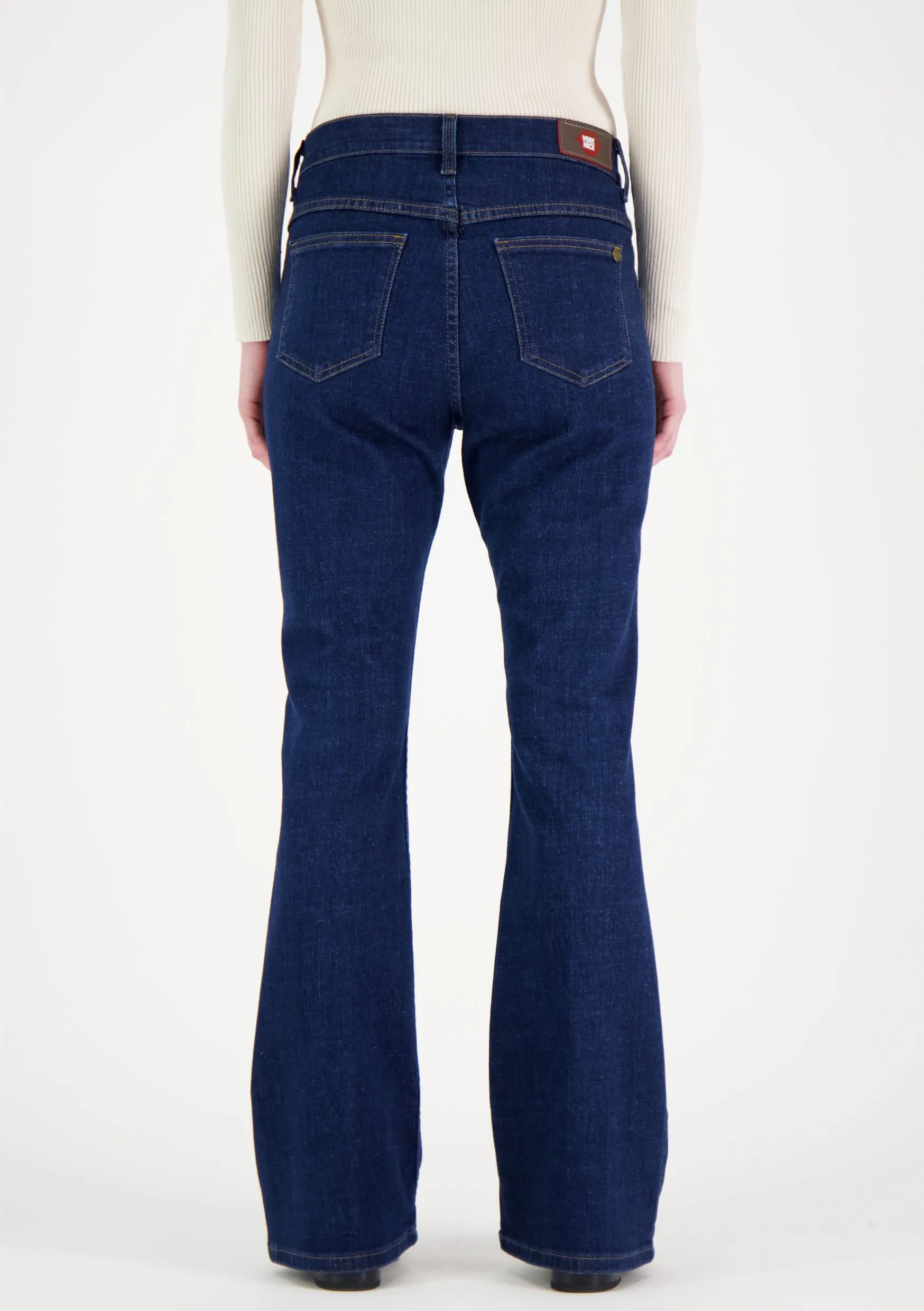 Violet Bootcut Jeans Dark Blue