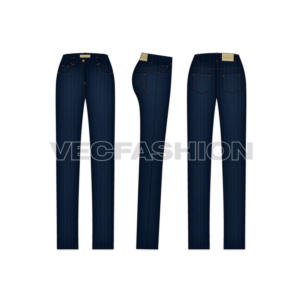 Women's Slim Fit Denim Jeans